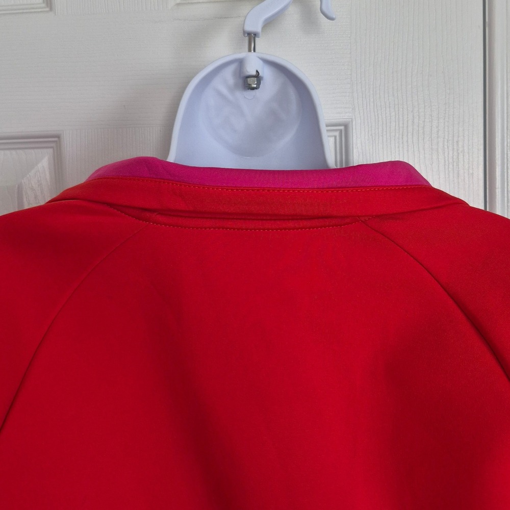 O'Neill Formation Fleece red pink pullover jacket women's XL New - Picture 14 of 14
